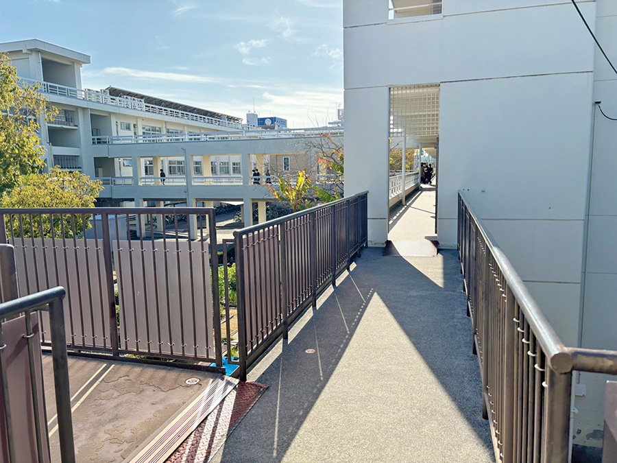 改装前（アカシア会館2Fより）